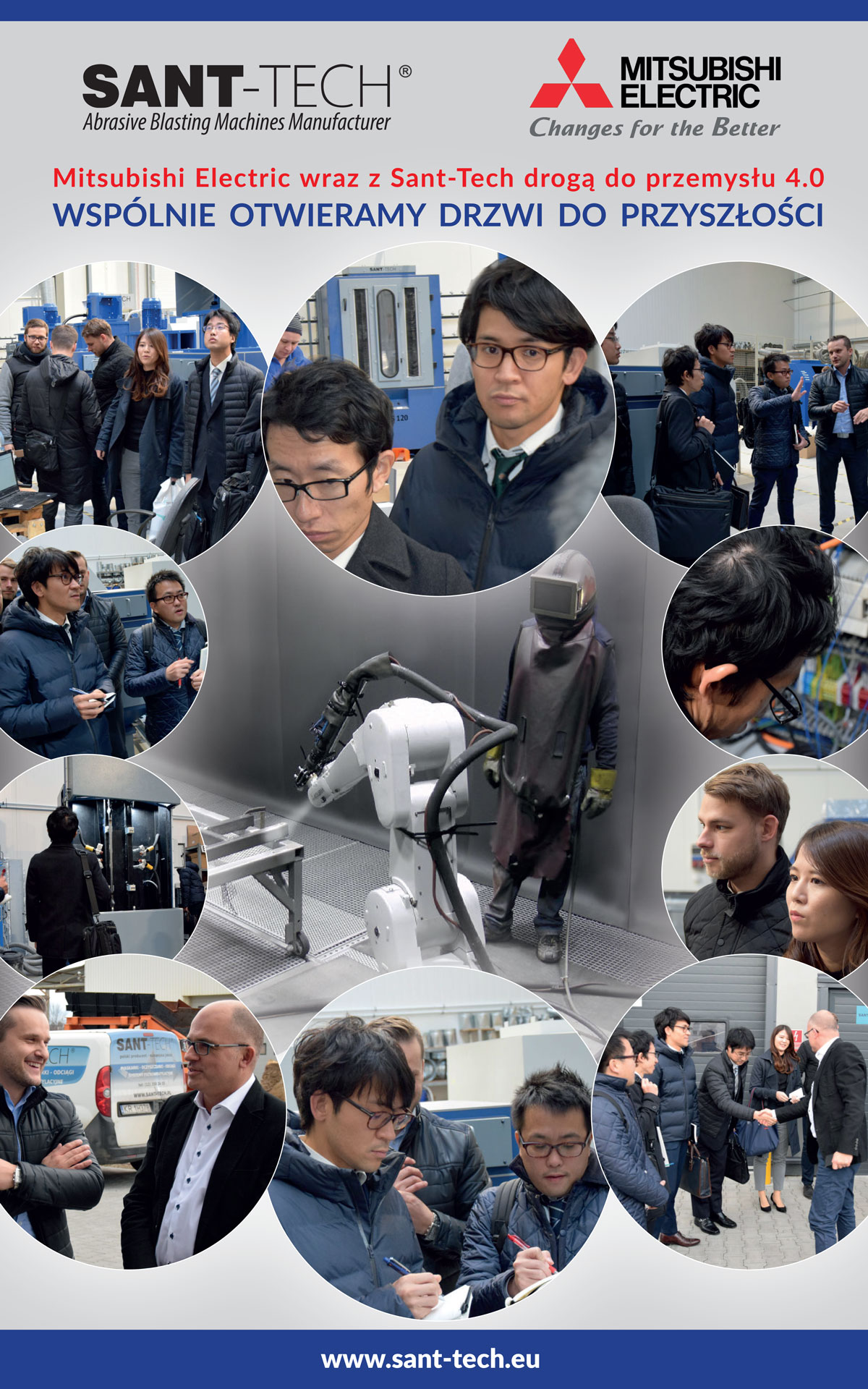 Сотрудничество SANT-TECH и MITSUBISHI ELECTRIC в области робототехники