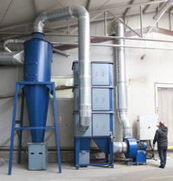 Dust collection and filtration systems
