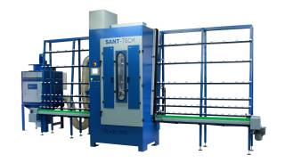 Automatic sandblasting cabin for Glass (shot blasting machine) - GLASS 1500/2000