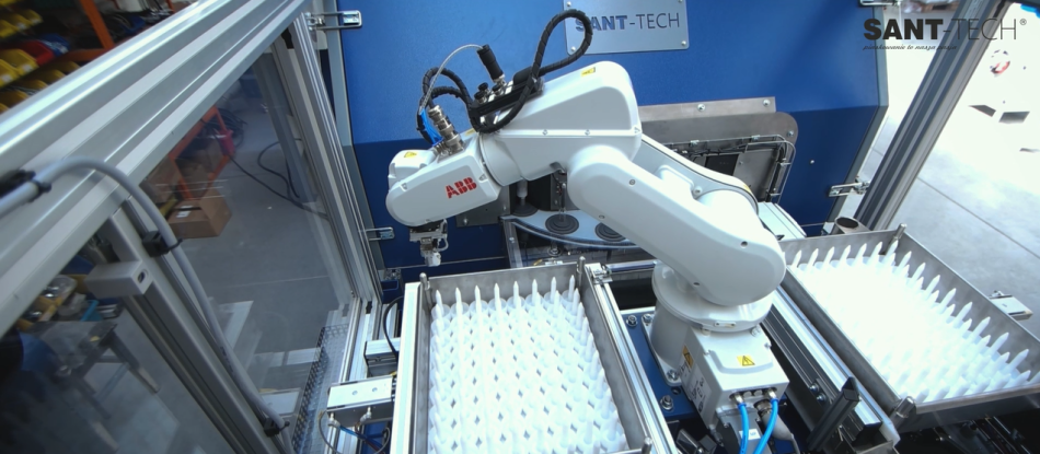 Sandblasting machine with robot arm SANT-TECH PK-ASK2