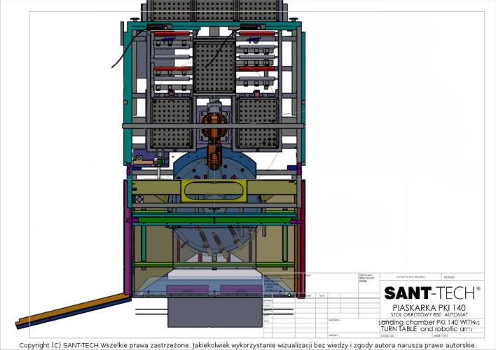 Sandblaster automated