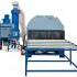 Sandblaster with roller conveyor