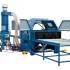 Sandblaster with roller conveyor